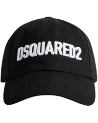 DSquared² - Accessoires ,Zwart ,Zwarte Cap - Lyst