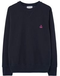 Isabel Marant - Marineblauer Bestickter Pullover - Lyst