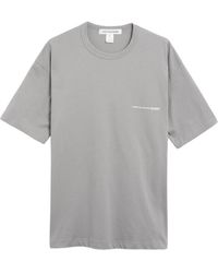Comme des Garçons - Logo tee shirt strick oversize fit - Lyst