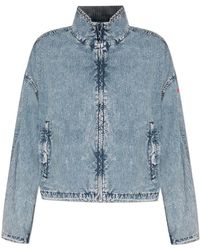 DIESEL - Jassen ,Blauw ,Katoen G-Leam-R1 Jacket - Lyst