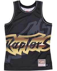 Mitchell & Ness - Fitness ,Zwart ,Polyester Toronto Raptors Basketball Tank Top - Lyst