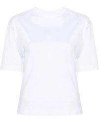 Calvin Klein - Camiseta de jersey orgánico con detalle en la espalda - Lyst
