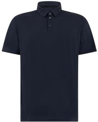 Rrd - Tops ,Blauw ,Polo Met Korte Mouwen - Lyst