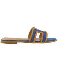 Gibaldi - Schoenen ,Blauw ,Blauwe Joy Slipper Jeans - Lyst