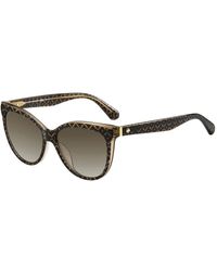 Kate Spade - Black brown/brown shaded sunglasses - Lyst