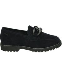 Sioux - Schoenen ,Blauw ,Suède Blauwe Suède Instappers Met Uitneembaar Voetbed - Lyst