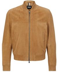 HUGO - Malbano2 Leren Jas - Lyst