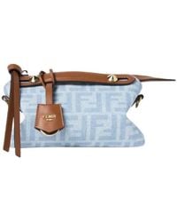 Fendi - Tassen ,Blauw ,Katoen By The Way Soft Mini - Lyst