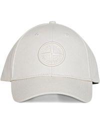 Stone Island - Geborduurde Kompas Logo Baseballpet - Lyst