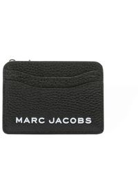 Marc Jacobs - Neues kartenetui, schwarzes leder - Lyst
