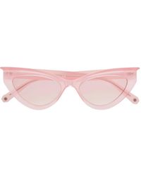 Philipp Plein - Accessoires ,Roze ,Statement Zonnebril - Lyst