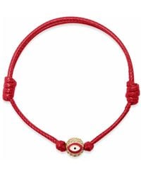 Nialaya - Evil Eye String Bracelet - Lyst