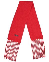 Patou - Accessoires ,Rood ,Wol Rode Wol Fringed Sjaal - Lyst
