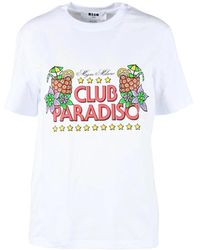 MSGM - T-Shirts - Lyst