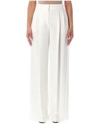 Alberta Ferretti - Wide Trousers - Lyst