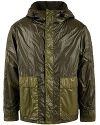 Aspesi - Jassen ,Groen ,Groene Parapop Jas Voor Mannen - Lyst