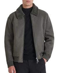 Antony Morato - Jassen ,Groen ,Polyester Jas Regular Fit Van Gebreid Materiaal - Lyst