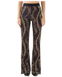 Versace Jeans Couture - Wide Trousers - Lyst