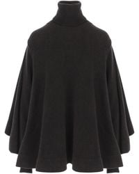 Jacquemus - Wol En Kasjmier Trui Met Hoge Hals - Lyst