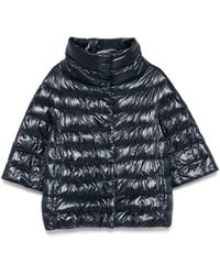 Herno - Jassen ,Blauw ,Stijlvolle Buitenkleding Jas - Lyst