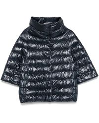 Herno - Jassen ,Blauw ,Stijlvolle Buitenkleding Jas - Lyst