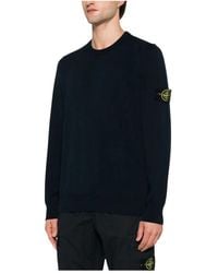 Stone Island - Round-Neck Knitwear - Lyst