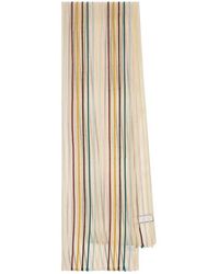 Paul Smith - Sciarpa Multiriga Ps Trasparente - Lyst