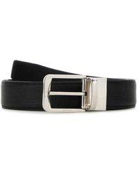ZEGNA - Chevron Schnalle Verstellbarer Gürtel - Lyst