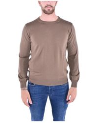 Kangra - Merino Wol Ronde Hals Trui - Lyst