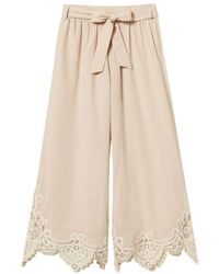 Twinset - Cropped Trousers - Lyst