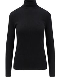 Max Mara - Truien & Vesten ,Zwart ,Wol Saluto Turtleneck - Lyst