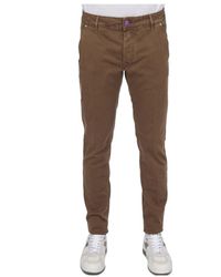 Hand Picked - Slim-fit Trousers - Lyst