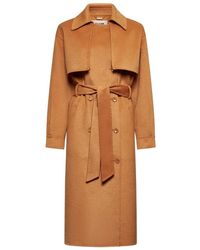 Silvian Heach - Trenchcoat Mit Patte Und Gürtel - Lyst
