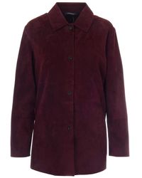 Max Mara - Jassen ,Rood ,Licht Jack - Lyst