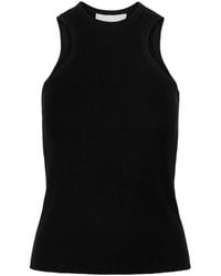 Envelope - Tops ,Zwart ,Katoen Racer Tank Top - Lyst