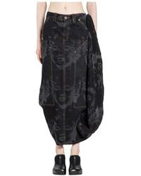 VAQUERA - Denim Skirts - Lyst