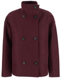 Harris Wharf London - Double-Breasted Coats - Lyst