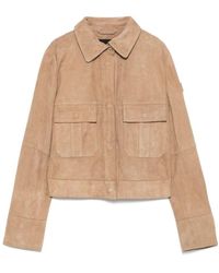 Peuterey - Jacke mit logo-patch - Lyst