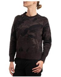 Rrd - Chenille rundhalspullover mit textur - Lyst