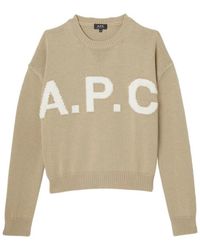 A.P.C. - Round-Neck Knitwear - Lyst