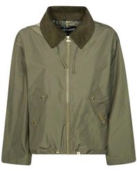 Barbour - Jassen ,Groen ,Weaver Showerproof Jacket - Lyst