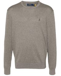 Polo Ralph Lauren - Casual grau baumwolle kaschmir pullover - Lyst