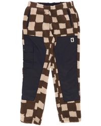 Market - Broeken ,Bruin ,Polyester Sherpa Chess Club Broek Bruin - Lyst