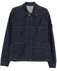 Stone Island - Coachjack Met Borstzakken En Knoopsluiting - Lyst