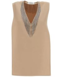 Sportmax - Overhemden ,Geometric Sleeveless Top - Lyst