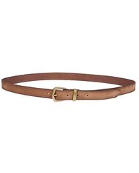 Eleventy - Vintage Wildledergürtel Mit Silberschnalle - Lyst