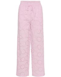 Saint Tropez - Broeken ,Roze ,Wide Broeken - Lyst