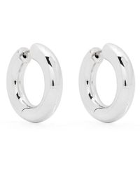 Tom Wood - Dicke Hoop-Ohrringe Silber-Finish - Lyst