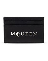 McQueen - Accessoires ,Zwart ,Leer Wallets & Cardholders - Lyst