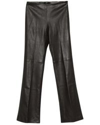 Seventy - Broeken ,Bruin ,Leer Lederbroek - Lyst
